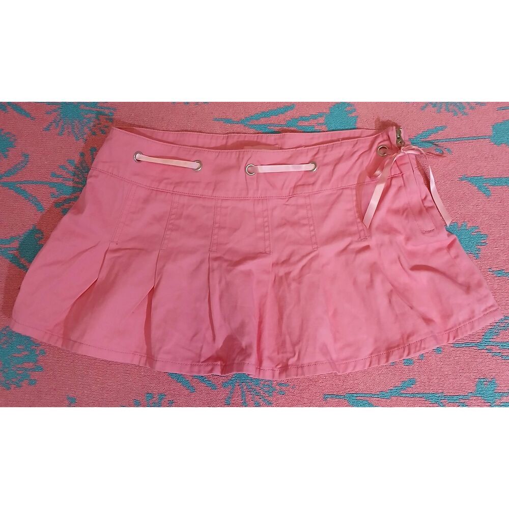 Sugar thrillz womens large mini skirt barbie pink